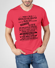Load image into Gallery viewer, I'm A Spolied Husband But Not Yours - Awesome Wife Was Born In February Guys V-Neck