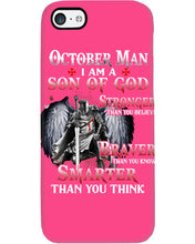 Load image into Gallery viewer, October Man Son Of God Birthday Meaningful Gift For Men Phone case