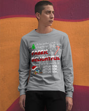 Load image into Gallery viewer, Weather Outside Frightful Sewing Let Us Sew Unisex Long Sleeve