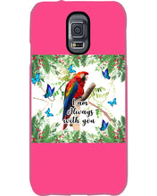 Load image into Gallery viewer, Scarlet Macaw With Butterflies I Am Always With You Gift For Lover Phone case