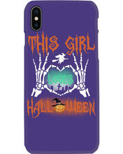 Load image into Gallery viewer, This Girl Loves Halloween Gift For Girls Phone case