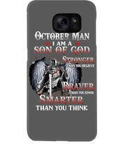 Load image into Gallery viewer, October Man Son Of God Birthday Meaningful Gift For Men Phone case