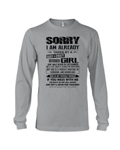 Load image into Gallery viewer, I'm Already Taken By December Sexy And Crazy Girl For Birthday Gift Unisex Long Sleeve