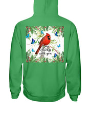 Load image into Gallery viewer, Scarlet Macaw With Butterflies I Am Always With You Gift For Lover Hoodie