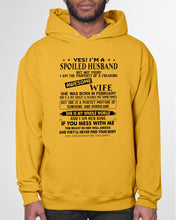 Load image into Gallery viewer, I'm A Spolied Husband But Not Yours - Awesome Wife Was Born In February Hoodie