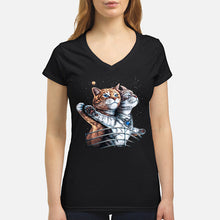Load image into Gallery viewer, Vintage Funny Cat Love Trending Gift For Cat Lovers Ladies V-Neck