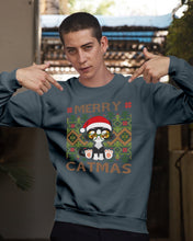 Load image into Gallery viewer, Merry Catmas Cute Funny Gifts Sweatshirt
