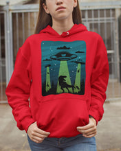 Load image into Gallery viewer, UFA Dinosaur T Rex Sky Full Of Stars Hoodie