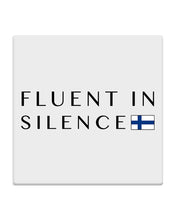 Load image into Gallery viewer, Fluent In Silence Custom Design For Personalized Nation Gift Coaster