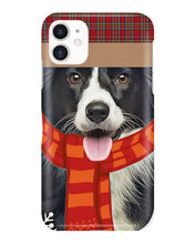 Load image into Gallery viewer, Santa Border Collie In Stock Gift For Dog Lovers Phone case