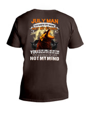 Load image into Gallery viewer, Birthday Gift For July Man You Know My Name Not My Story Trending Guys V-Neck