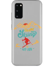 Load image into Gallery viewer, I'm Retired Skiing Is My Job Mountainous Terrain Phone case