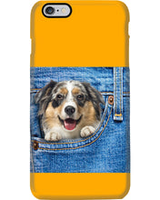 Load image into Gallery viewer, Australian Shepherd In Denim Pocket Gift For Dog Lovers Phone case