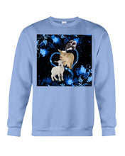 Load image into Gallery viewer, Lovely Phone Case Twinkling Blue Heart Gift For Goat Lovers Sweatshirt