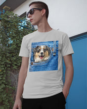Load image into Gallery viewer, Australian Shepherd In Denim Pocket Gift For Dog Lovers Guys Tee