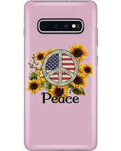 Load image into Gallery viewer, Peace Sign Sunflower Birthday Gift For Girls Phone case