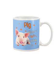 Load image into Gallery viewer, Pig Kisses Fix Everything Gift For Pig Lovers Mug