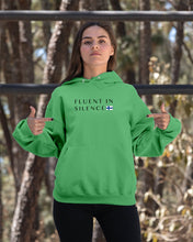 Load image into Gallery viewer, Fluent In Silence Custom Design For Personalized Nation Gift Hoodie