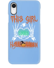 Load image into Gallery viewer, This Girl Loves Halloween Gift For Girls Phone case