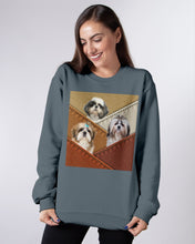 Load image into Gallery viewer, Three Cute Shih Tzu In Bag Gift For Dog Lovers Sweatshirt