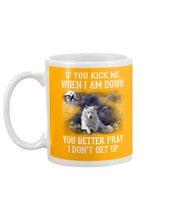 Load image into Gallery viewer, If You Kick Me When I'm Down You Better pray I Don't Get Up Mug