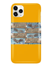 Load image into Gallery viewer, Do What Makes You Happy With Bats Gift For Girls Phone case