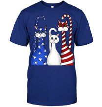 Load image into Gallery viewer, Cat Happy America Independence's Day Special Custom Design Guys Tee