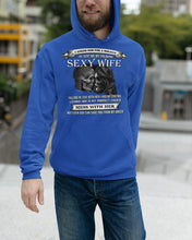 Load image into Gallery viewer, Shes Stubborn Messy And A Brat At Times Black Gift For Husband Hoodie