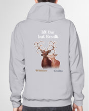 Load image into Gallery viewer, Custom Name Deers Gift For Boyfriend Till Our Last Breath Hoodie