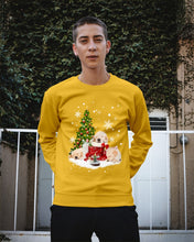 Load image into Gallery viewer, Funny Golden Retrievers Sleep In Red Boots Gift For Dog Lovers Sweatshirt