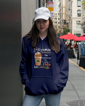 Load image into Gallery viewer, The Quarantine Time With Yarn And Coffee Gift For Women Hoodie