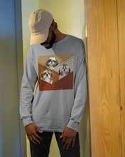 Load image into Gallery viewer, Three Cute Shih Tzu In Bag Gift For Dog Lovers Unisex Long Sleeve