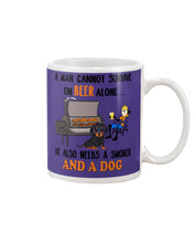 Load image into Gallery viewer, A Man Loves Beer And Dachshund Gift For Dog Lovers Mug