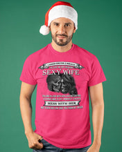 Load image into Gallery viewer, Shes Stubborn Messy And A Brat At Times Black Gift For Husband Guys Tee