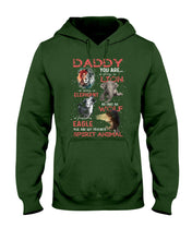 Load image into Gallery viewer, Daddy You Are As Strong As Lion Trending Gift For Animal Lovers Hoodie