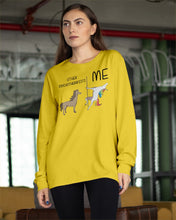Load image into Gallery viewer, Funny Difference Between Me And Other Psychotherapists Unicorn And Horse Unisex Long Sleeve