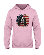 Load image into Gallery viewer, English Cocker Spaniel US Sunflower Gift For Dog Lovers Hoodie