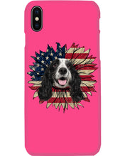 Load image into Gallery viewer, English Cocker Spaniel US Sunflower Gift For Dog Lovers Phone case