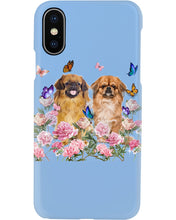 Load image into Gallery viewer, Pekingese With Peonies Gift For Dog Lovers Phone case