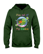 Load image into Gallery viewer, Vintage Funny Stay Out Of My Bubble Gift For Turtle Lovers Hoodie