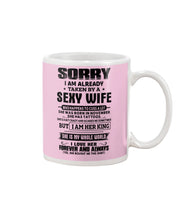 Load image into Gallery viewer, Gift For Husband Taken By A November Sexy Wife Who Happens To Cuss A Lot Mug