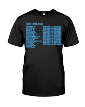 Load image into Gallery viewer, Pinpoint The Location In The Space Blue Guys Tee
