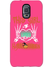 Load image into Gallery viewer, This Girl Loves Halloween Gift For Girls Phone case