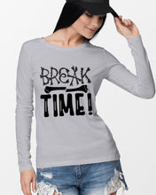 Load image into Gallery viewer, Break Bone Time White Background Gift For Women Unisex Long Sleeve