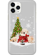 Load image into Gallery viewer, Funny Golden Retrievers Sleep In Red Boots Gift For Dog Lovers Phone case