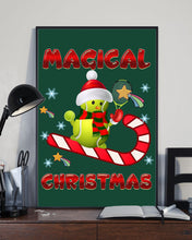 Load image into Gallery viewer, Tennis Players Magical Christmas Snowman Gift For Women Vertical Poster