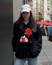 Load image into Gallery viewer, Penguin Forever Love With Red Heart Balloon Gift For Penguin Lovers Hoodie