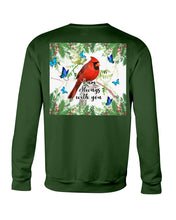 Load image into Gallery viewer, Scarlet Macaw With Butterflies I Am Always With You Gift For Lover Sweatshirt