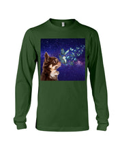 Load image into Gallery viewer, Chihuahua Blue Butterflies Sky Gift For Dog Lovers Unisex Long Sleeve