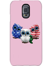 Load image into Gallery viewer, Lovely Phone Case Three Owl With US Flag Gift For Owl Lovers Phone case